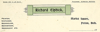 Elphick billhead [X704/92/27/1]